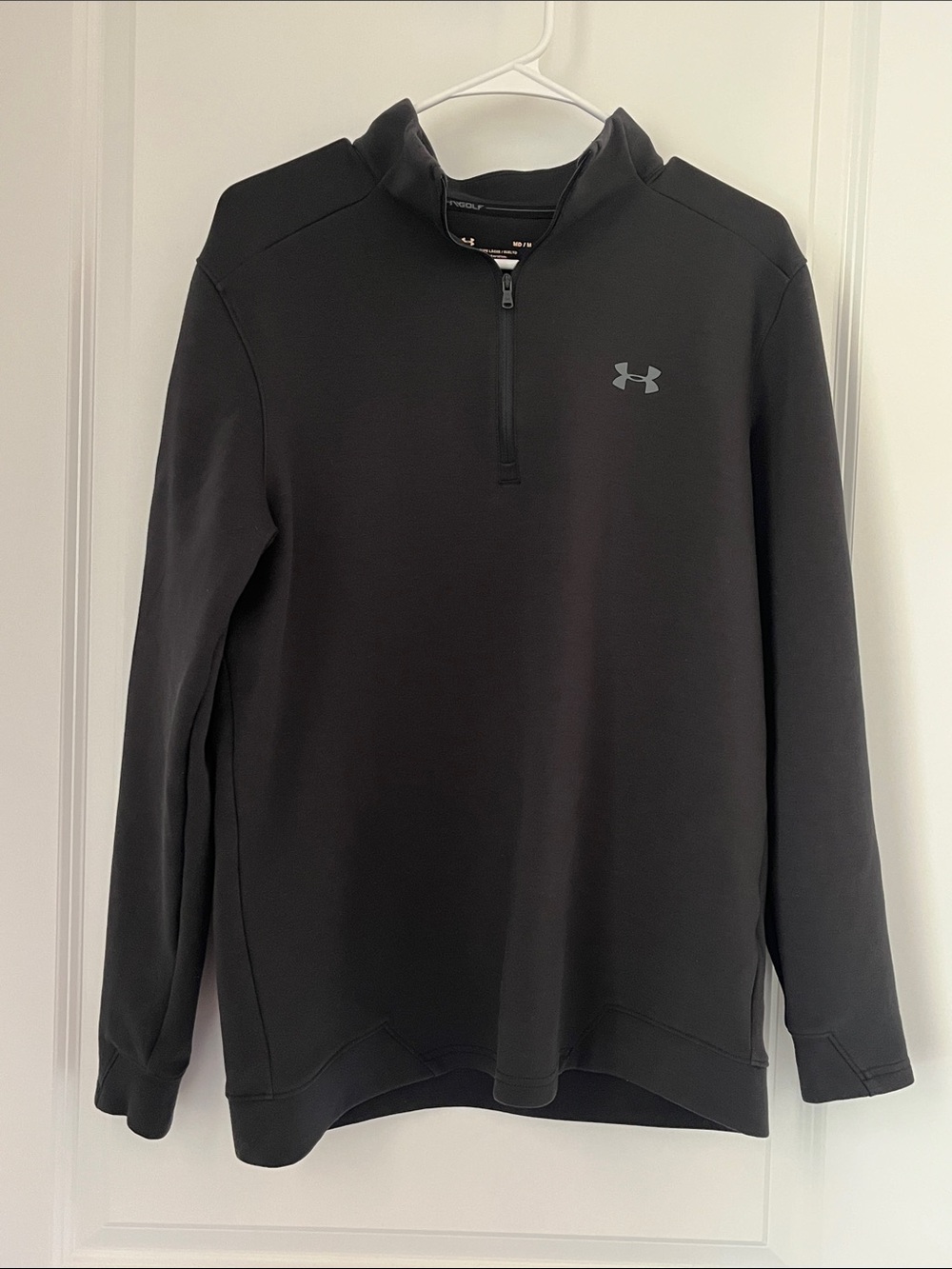 Under Armour Black Zip-Top Performance Pullover